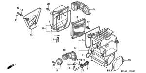 CG125ES Воздухоочиститель