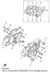 DT50W Картер двигателя