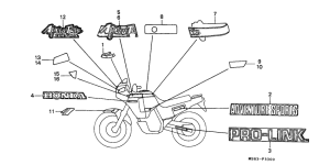 XRV650 Stripe / mark