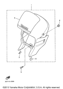 XT600ED Обтекатели