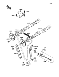 ZX1100 Распредвал