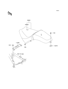 VN250 Сиденье