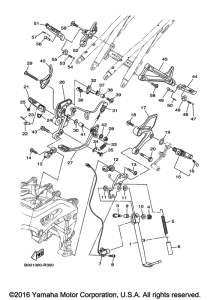 XSR900 Подножки
