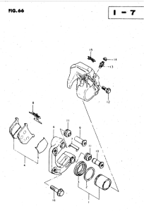 GS450 Передний суппорт тормозной