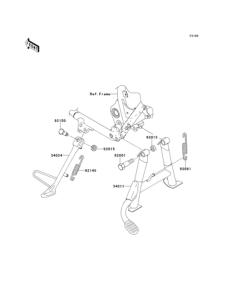 EJ650 Подножка