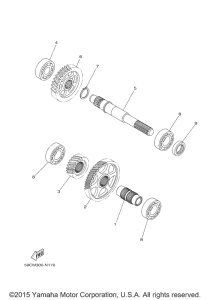 XP500F Трансмиссия