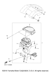 XVS1300BG Приборы