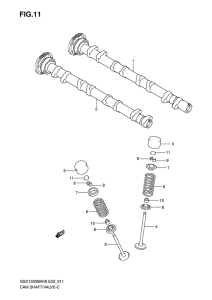 GSX1300BK (ABS) Распред вал / клапана