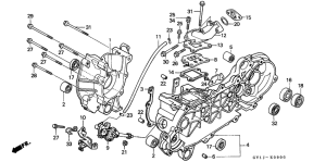 SA50S Crankcase / oil pump