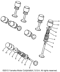 XVZ12TDK Клапана