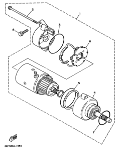 XV1100 Стартер