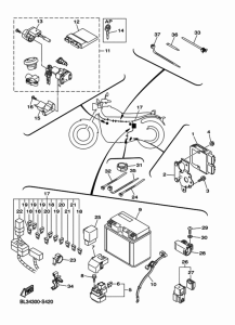 XVS950XR-A (ABS) Электрика 2