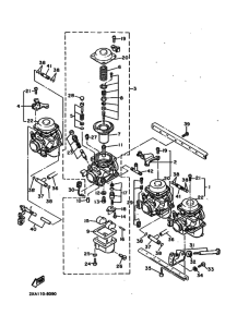 YX600 YX600B Carburetor assy