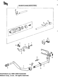 KDX450 Переключатель передач