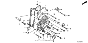 NSS250 (ABS) Крышка картера правая