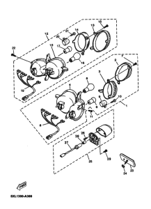 YP125E Taillight unit ass`y