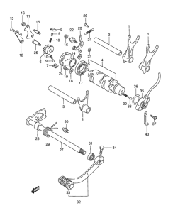 VS800 Переключение передач