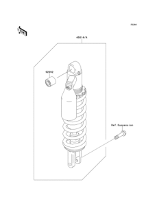 KLX250 Амортизатор