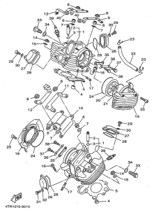XVS650 Головка цилиндров