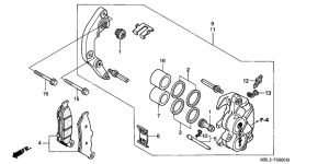 NT650 Передний суппорт