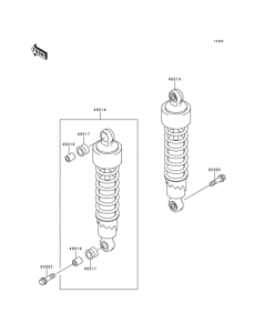 BJ250 Амортизатор