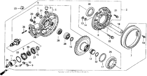GL1500I Редуктор
