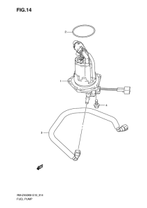 RM-Z450 Топливный насос