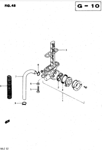 GS450 Топливный кран