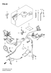 DR-Z400 Жгут проводов