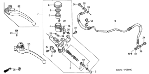 VTR1000SP Главный цилиндр сцепления