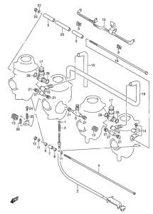 RF600 Карбюратор fittings