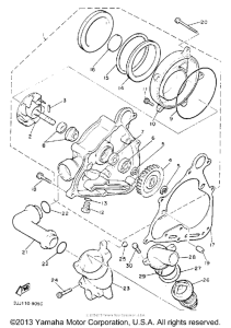 XVZ13DD Водяной насос
