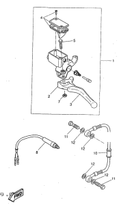 YQ50 Задний торм цилиндр