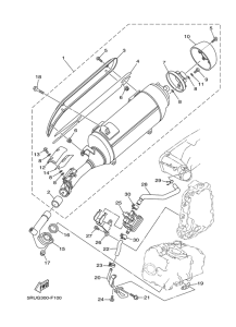 YP400 Выхлопная система