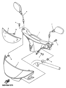 YN50R Обтекатель 1