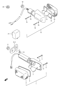 TS125 Поворотники
