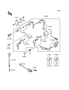 VN400 Замок зажигания