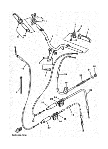 YN50 Рулевой рычаг и кабель