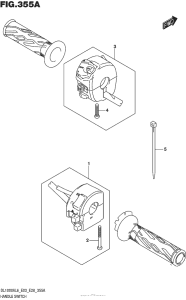 DL1000 (ABS) Рулевые переключатели