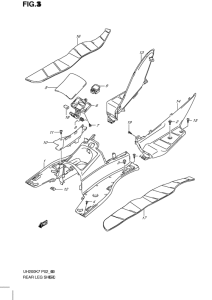 UH200 Щиток облицовочный задний