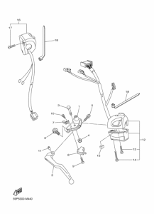 FZ8-S Handle switch & lever