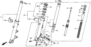  Передняя вилка