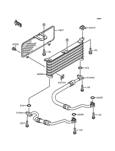 ZX400 Масляный картер