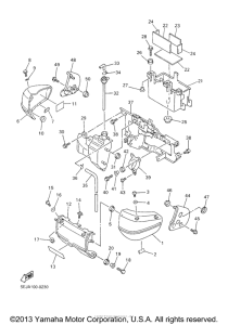 XVZ1300LTM Боковые обтекатели