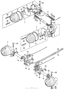 CL100 Cl100s turn signal k3