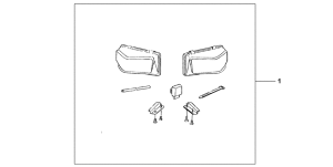 GL1500SE Cornering light kit