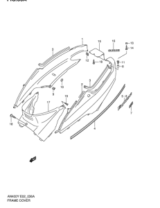 AN400 Обтекатель задний