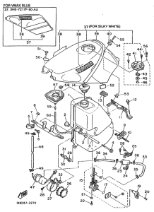 FZR600 Топливный бак