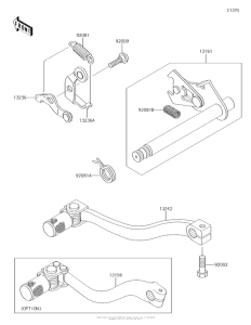 KX65 Механизм переключения передач