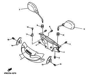 XC125TR Cowling comp